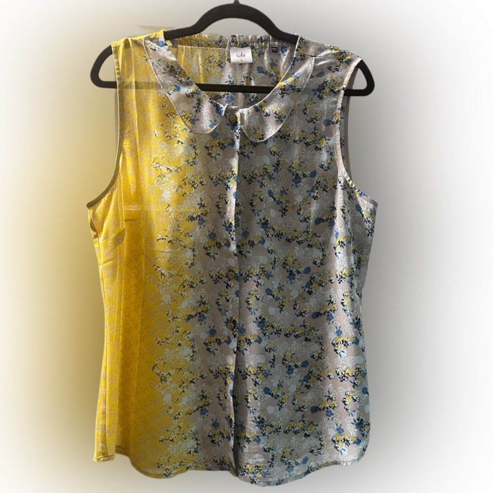 CAbi 50/50 shirt, button down size Large.